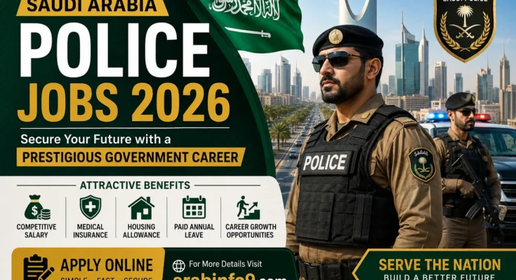 Saudi Arabia Police Jobs 2026 apply online
